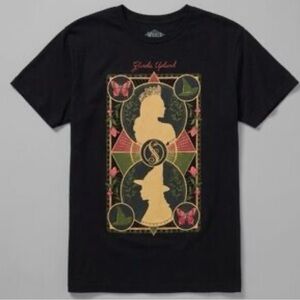 💕5/$15 Wicked Black Graphic T-Shirt with Artistic Design, NEW